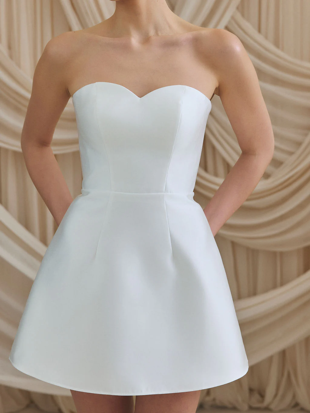 Callie Strapless Corset Mini Dress - Image 3